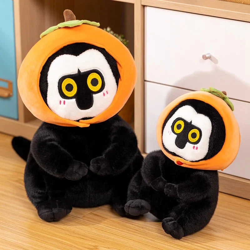 Adorable Fluffy Capybara and Monkey Plush Toy Friends