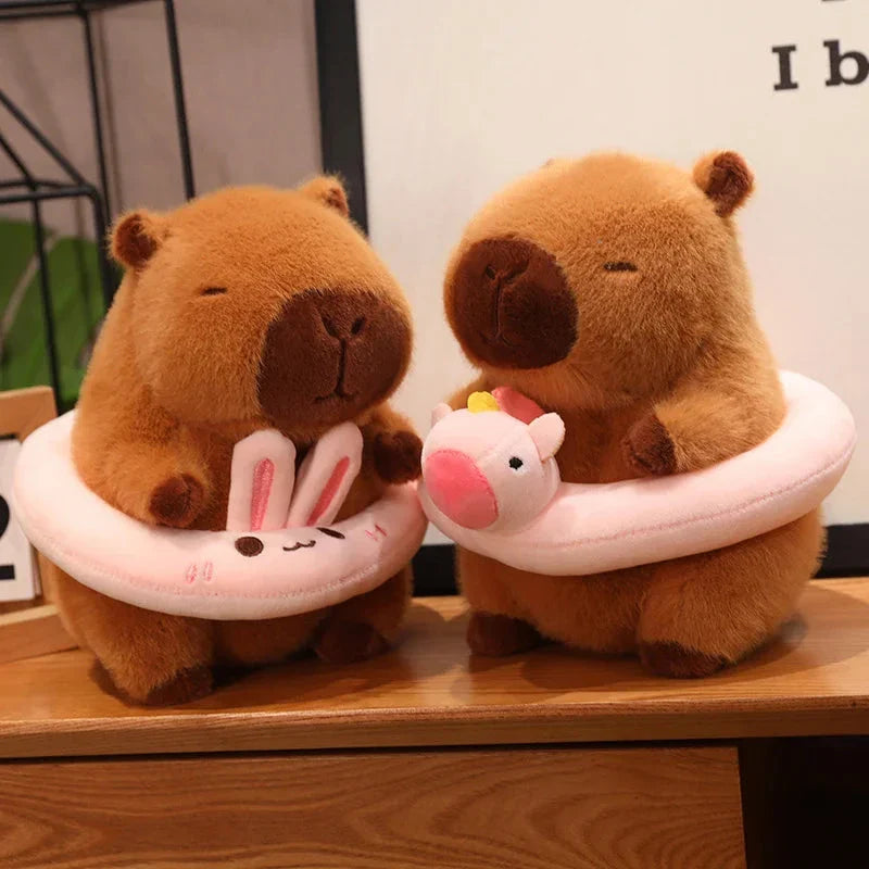 Adorable Floating Fluffy Capybara Plush Toy