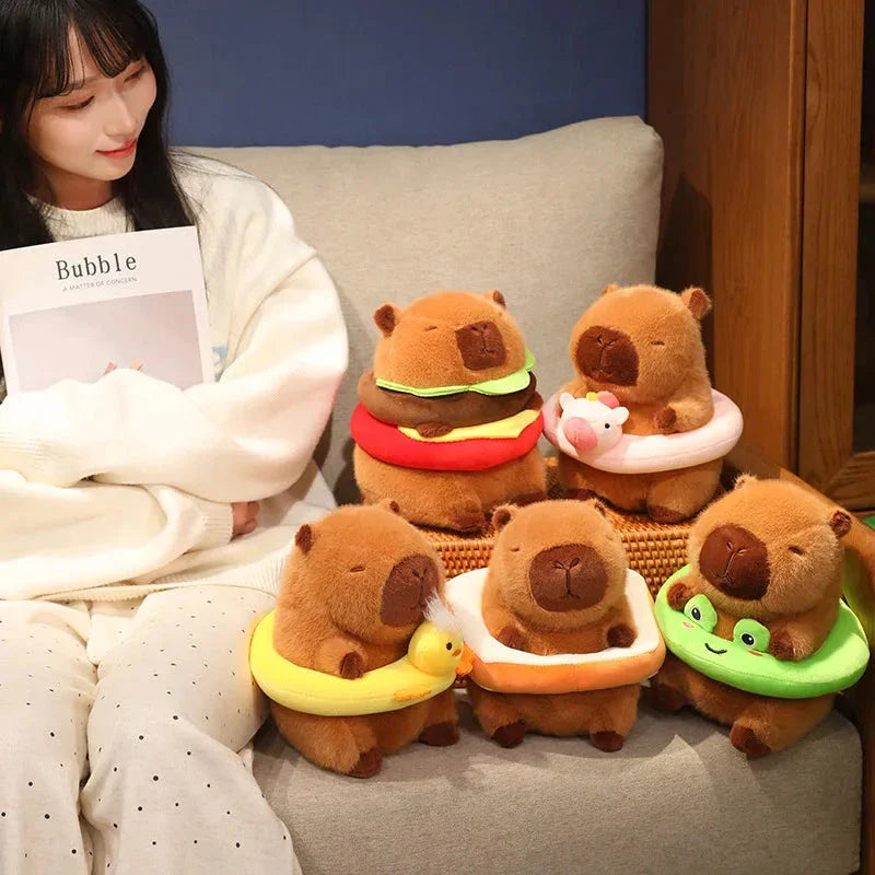 Adorable Floating Fluffy Capybara Plush Toy