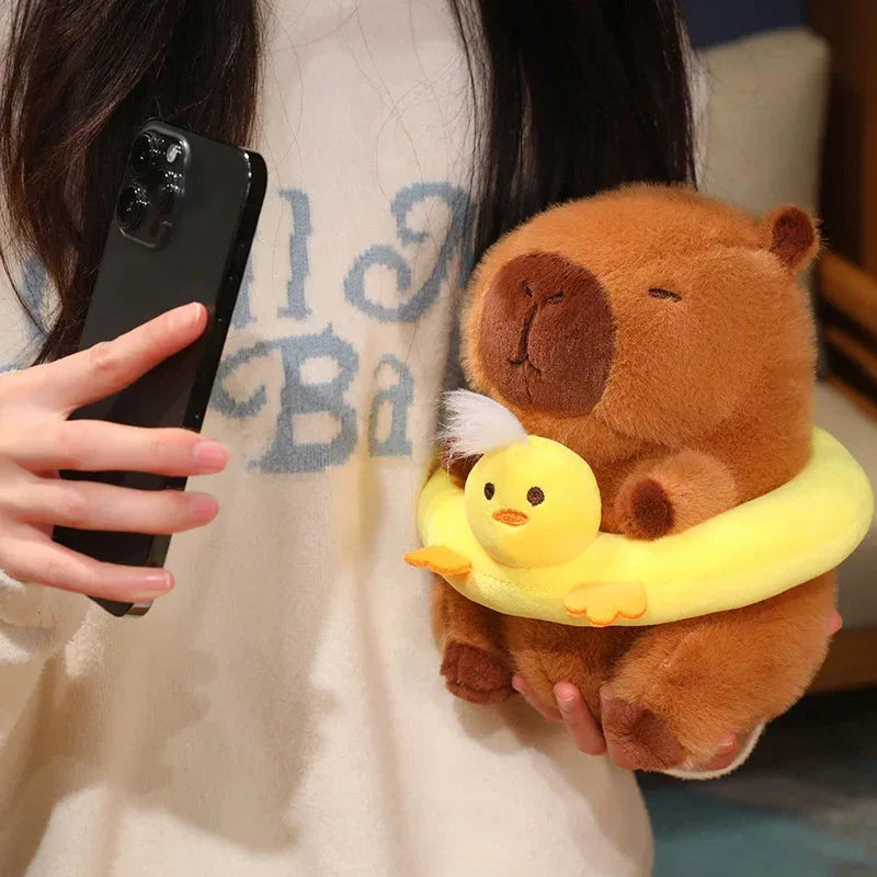 Adorable Floating Fluffy Capybara Plush Toy