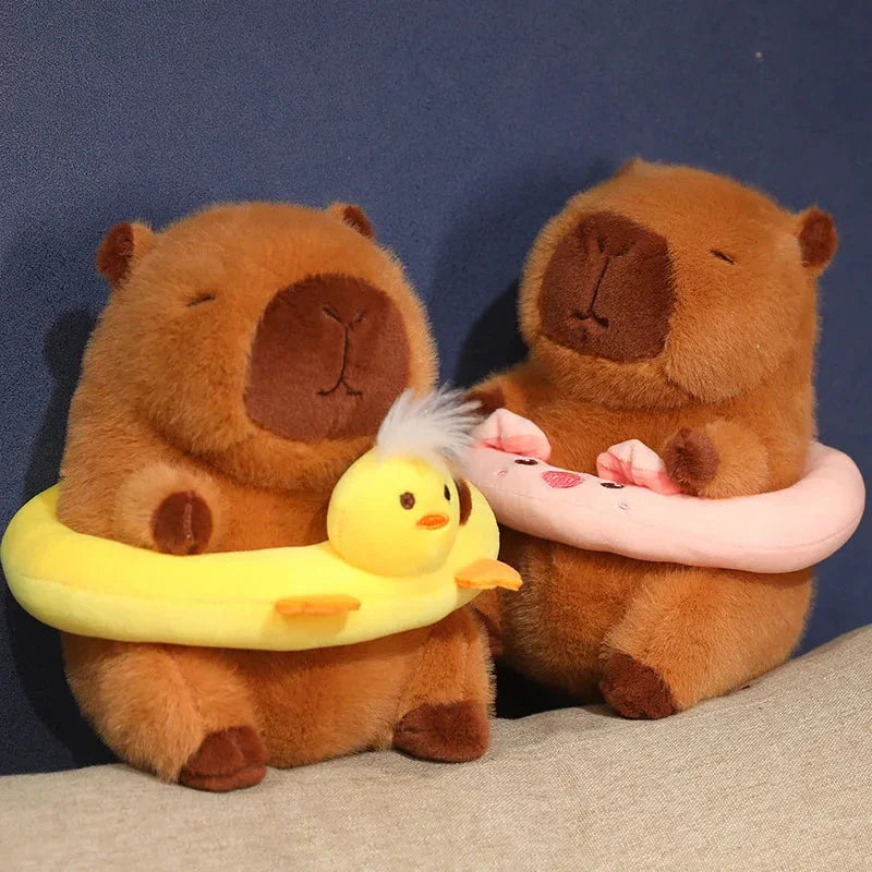 Adorable Floating Fluffy Capybara Plush Toy