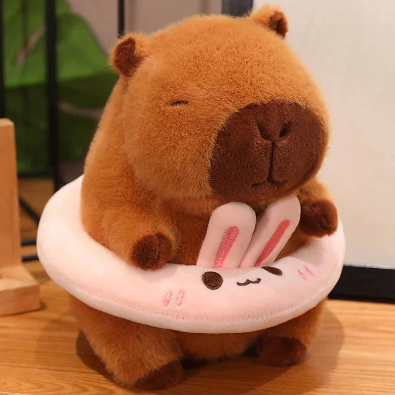 Adorable Floating Fluffy Capybara Plush Toy