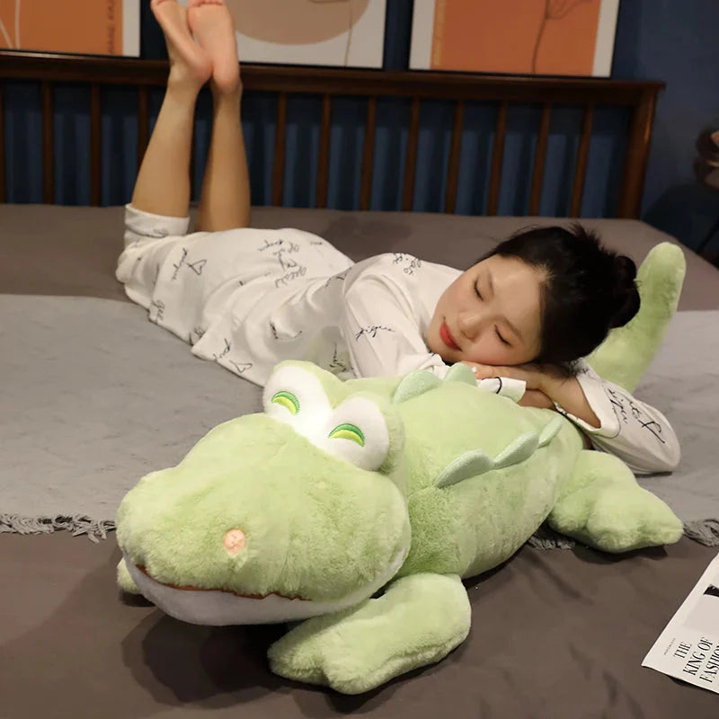 Adorably Fluffy Cheerful Crocodile and Alligator Plush Toys