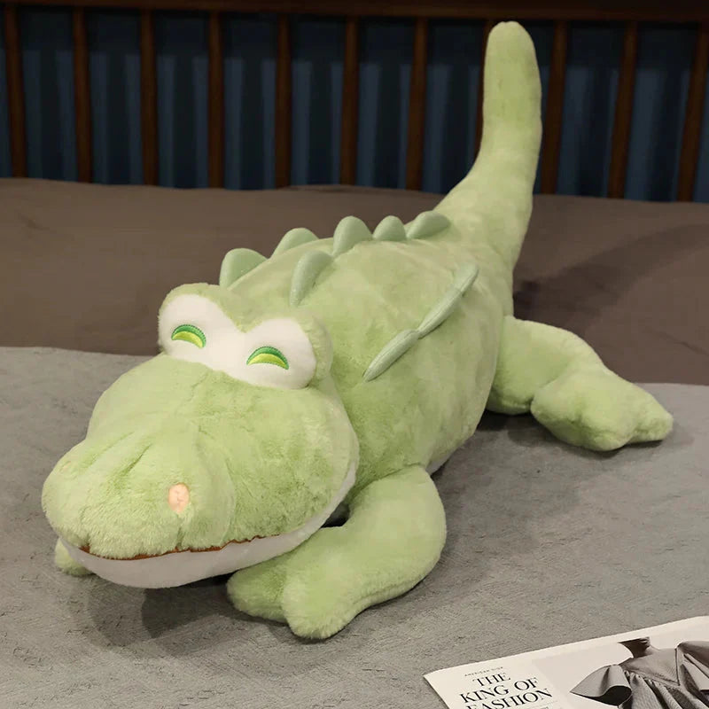 Adorably Fluffy Cheerful Crocodile and Alligator Plush Toys