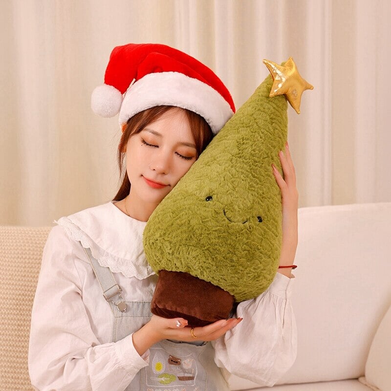 Cozy Fluffy Reindeer Plushie for a Magical Christmas Tree Decor