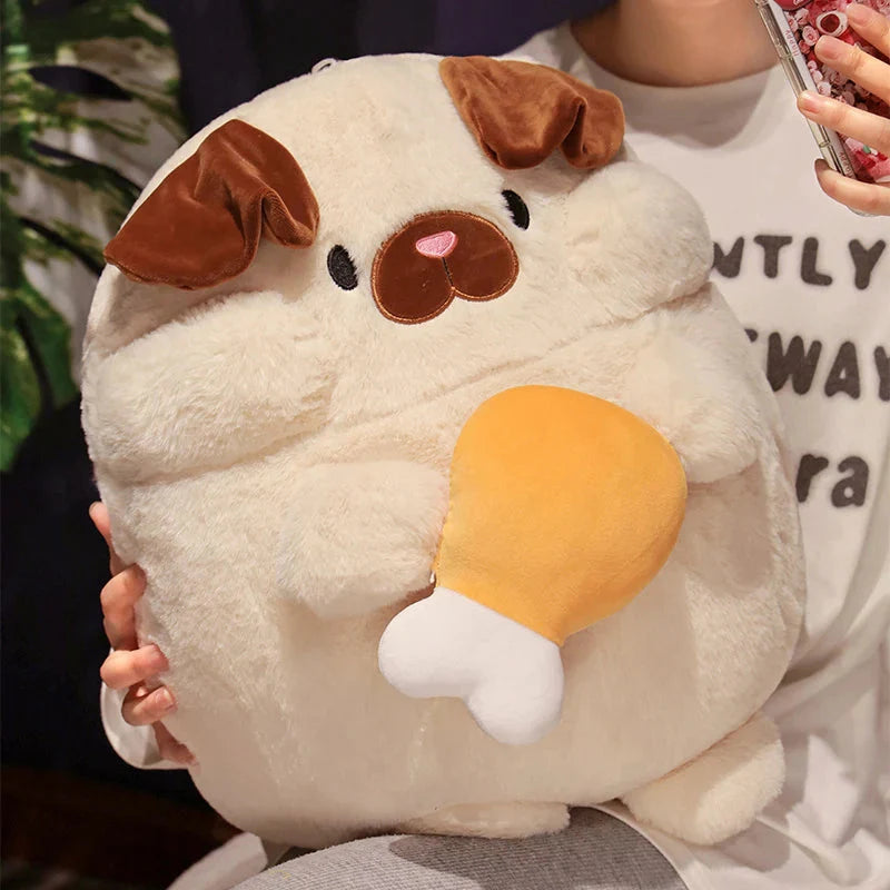 Adorable Fluffy Chubby Plush Toys for Dogs and Cats