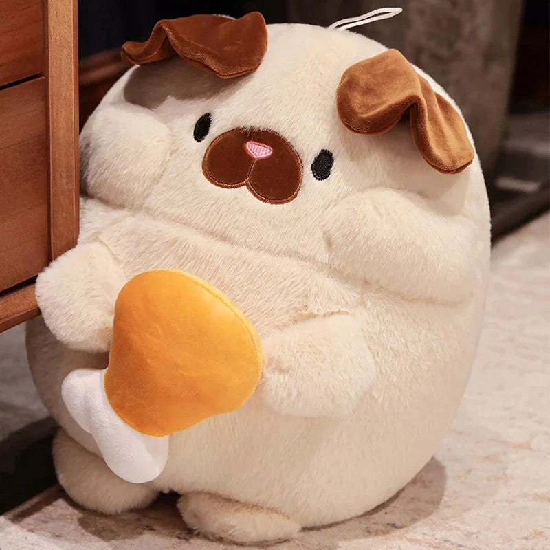 Adorable Fluffy Chubby Plush Toys for Dogs and Cats