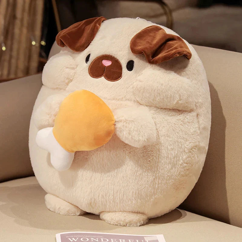 Adorable Fluffy Chubby Plush Toys for Dogs and Cats
