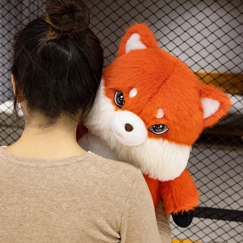 Adorable Fluffy Chubby Fox Stuffed Animal