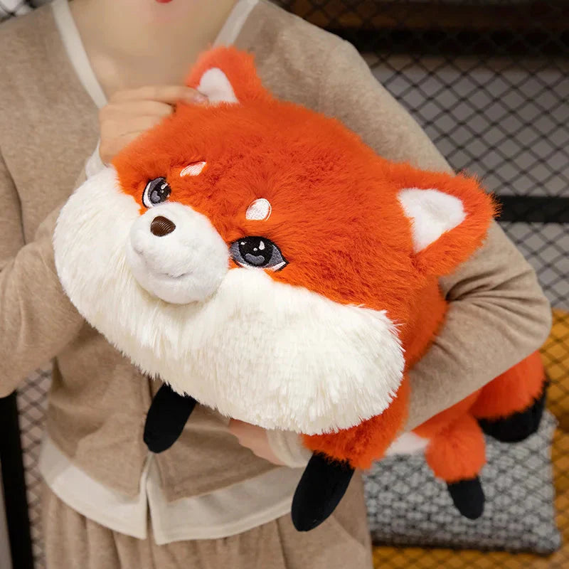 Adorable Fluffy Chubby Fox Stuffed Animal