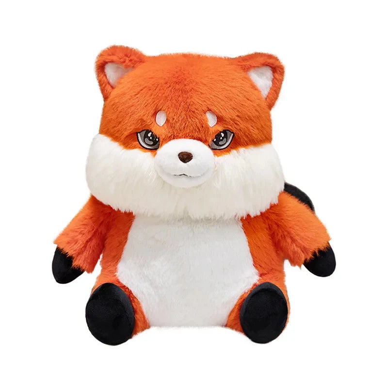 Adorable Fluffy Chubby Fox Stuffed Animal
