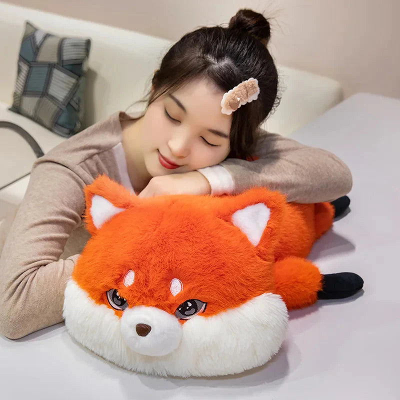 Adorable Fluffy Chubby Fox Stuffed Animal