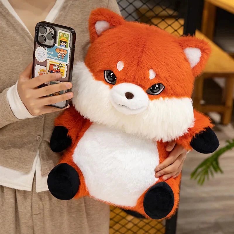 Adorable Fluffy Chubby Fox Stuffed Animal
