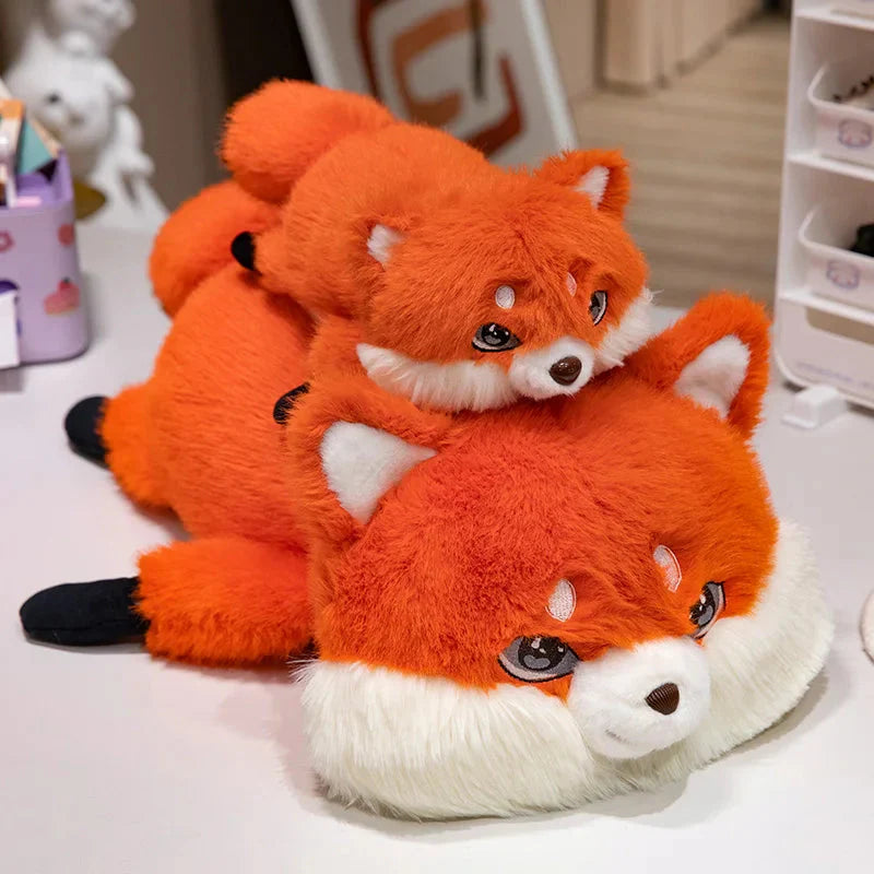 Adorable Fluffy Chubby Fox Stuffed Animal