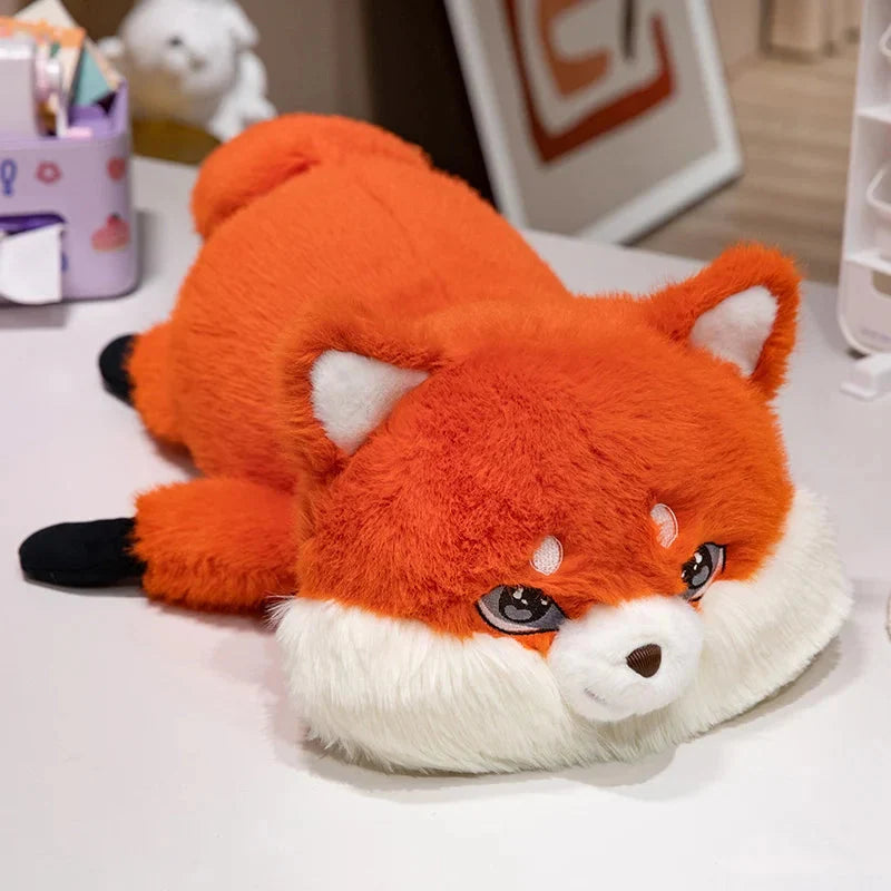 Adorable Fluffy Chubby Fox Stuffed Animal