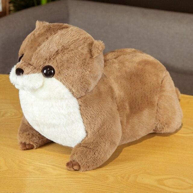 Adorably Plush Fluffy Chubby Otter Stuffed Animals