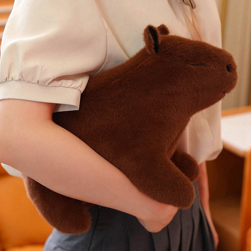 Adorable Fluffy Capybara Stuffed Animal