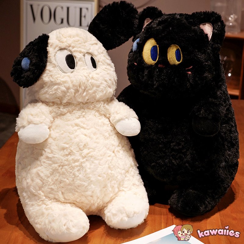 Adorable Fluffy Plushies: Dogs, Cats, and Bunnies!