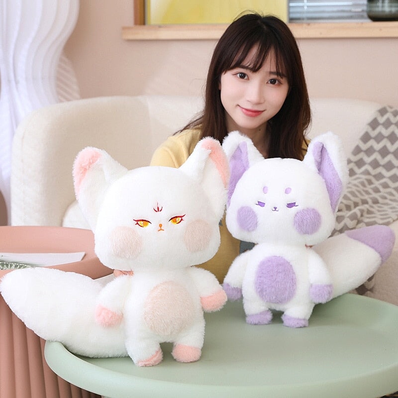 Adorable Oversized Fluffy Fox Plush Toys