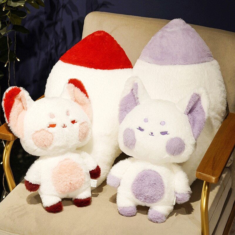 Adorable Oversized Fluffy Fox Plush Toys