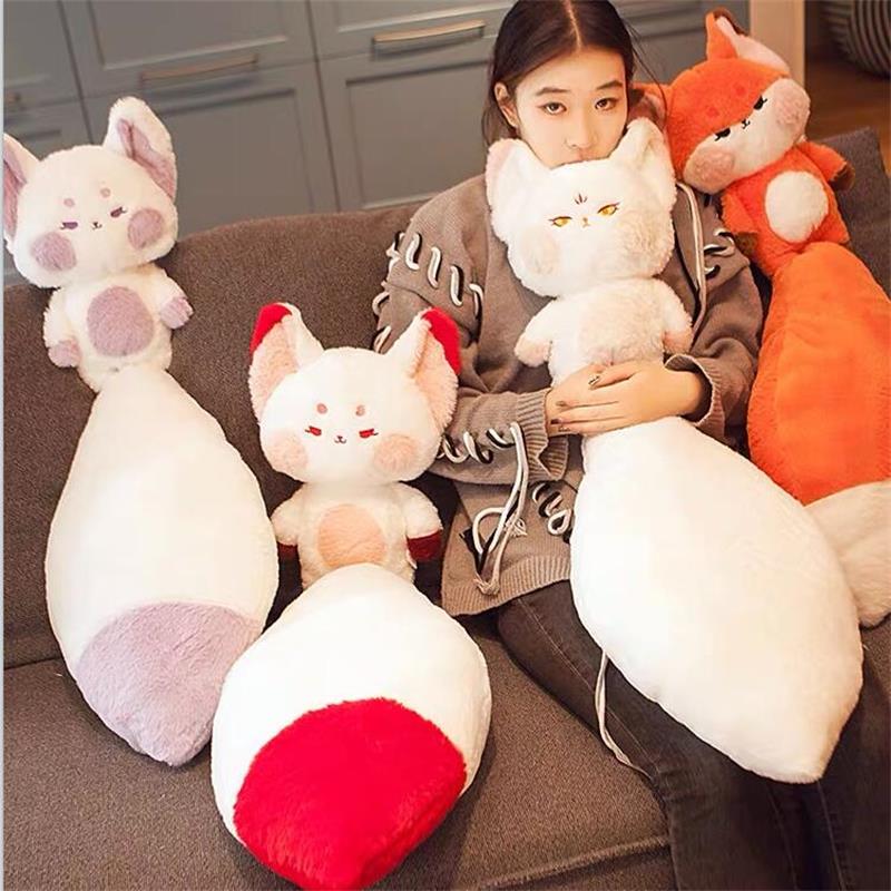Adorable Oversized Fluffy Fox Plush Toys