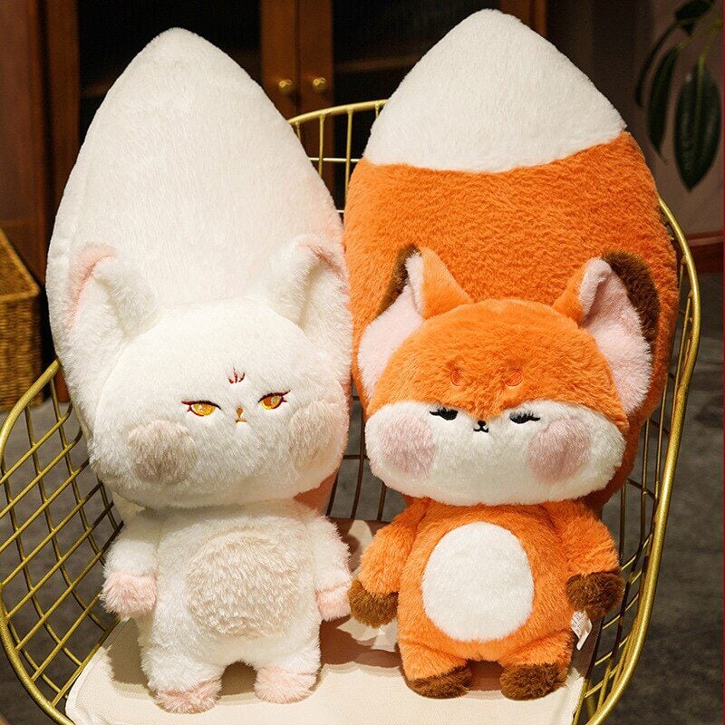 Adorable Oversized Fluffy Fox Plush Toys