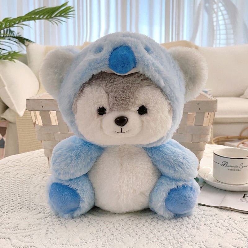 Adorable Fluffy Husky Plushie Crew