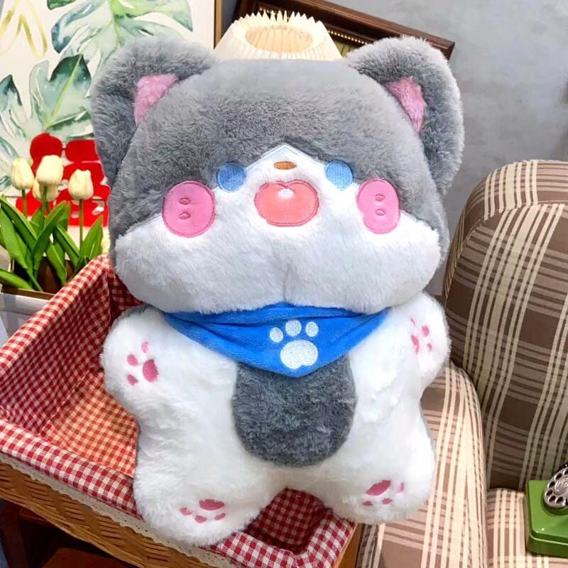 Adorable Fluffy Kawaii Cat Squad Plush Toys