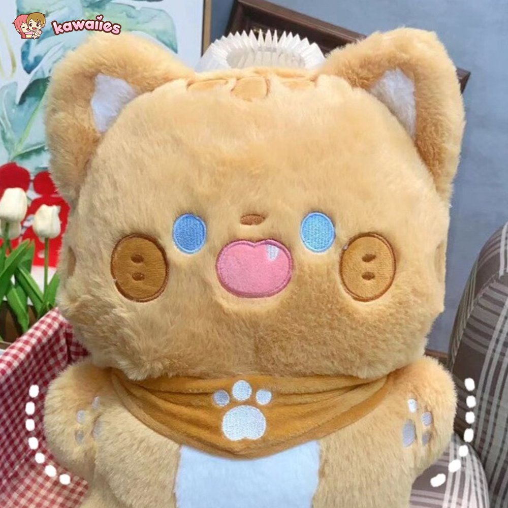 Adorable Fluffy Kawaii Cat Squad Plush Toys