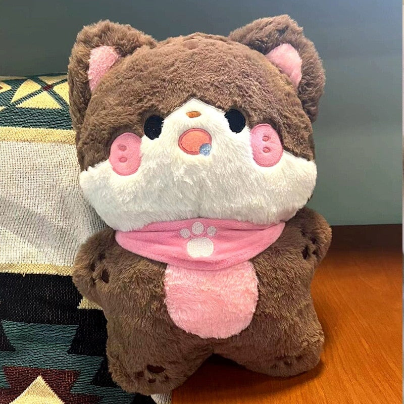 Adorable Fluffy Kawaii Cat Squad Plush Toys