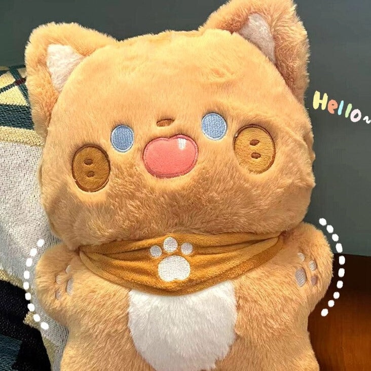 Adorable Fluffy Kawaii Cat Squad Plush Toys