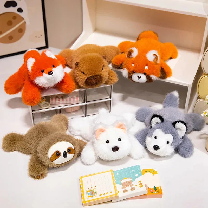 Adorable Fluffy Family of Plush Animal Friends