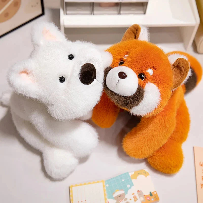 Adorable Fluffy Family of Plush Animal Friends