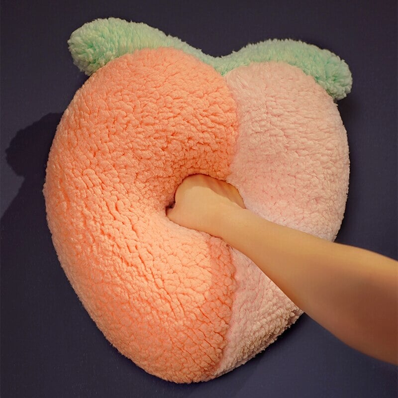 Adorable Fluffy Plushie Collection of Pastel Fruit and Veggie Friends