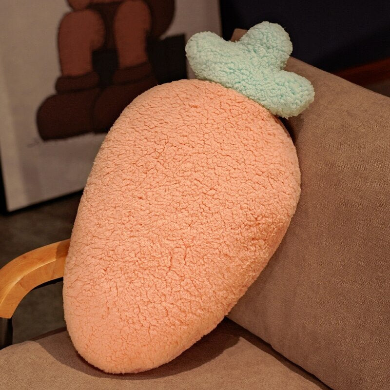 Adorable Fluffy Plushie Collection of Pastel Fruit and Veggie Friends
