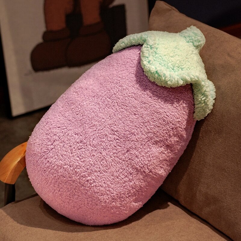 Adorable Fluffy Plushie Collection of Pastel Fruit and Veggie Friends