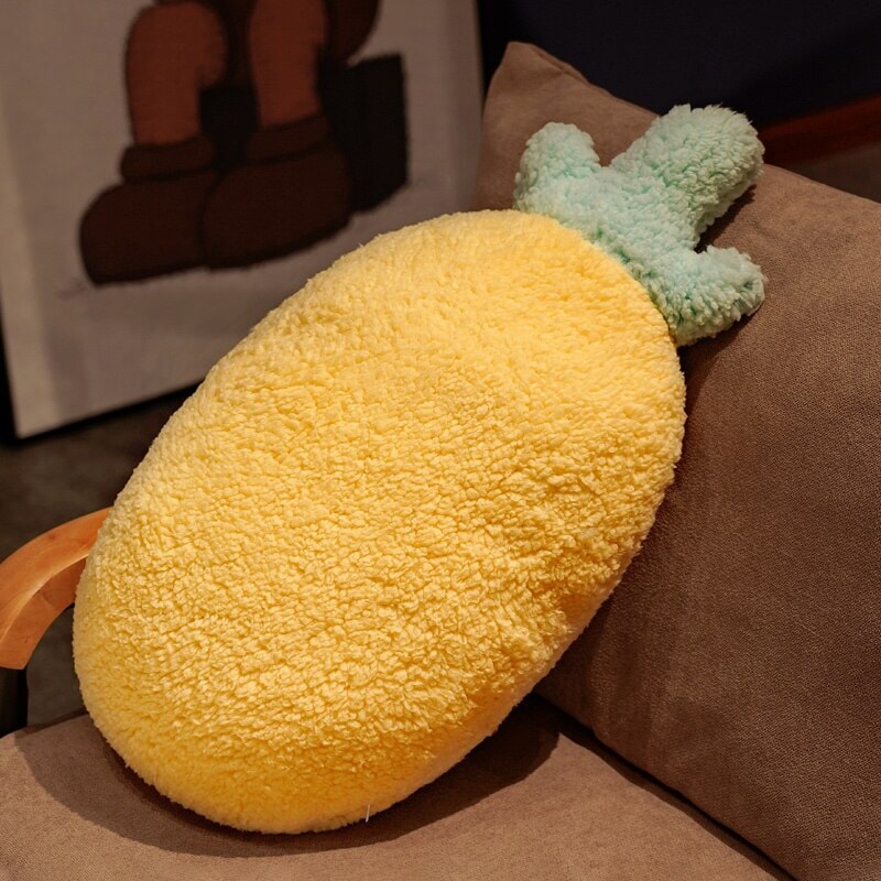 Adorable Fluffy Plushie Collection of Pastel Fruit and Veggie Friends