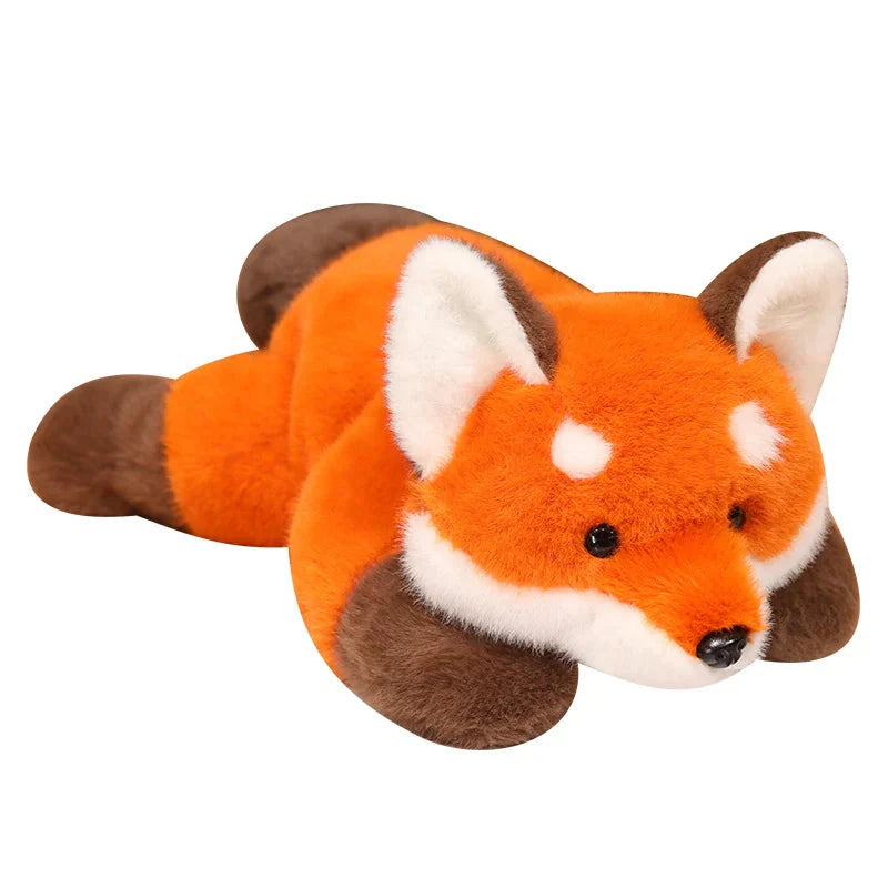 Adorable Fluffy Red Panda and Fox Plush Toys