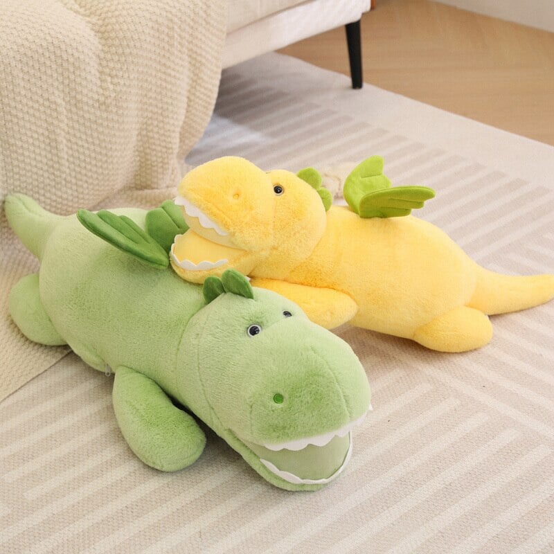 Adorable Soaring Fluffy Dragon Plush Toy