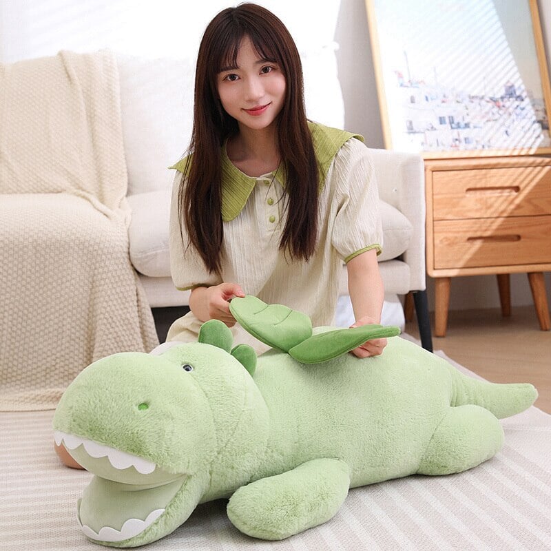 Adorable Soaring Fluffy Dragon Plush Toy