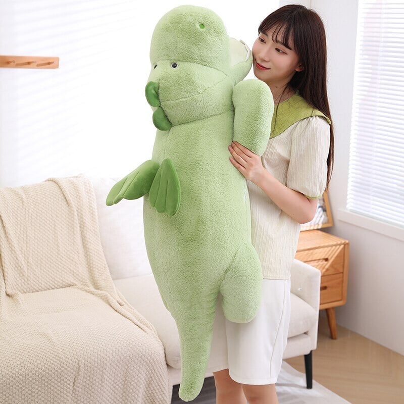 Adorable Soaring Fluffy Dragon Plush Toy