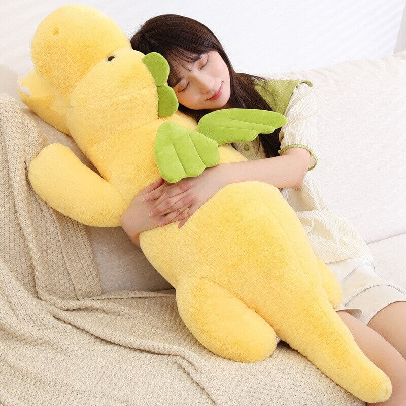 Adorable Soaring Fluffy Dragon Plush Toy