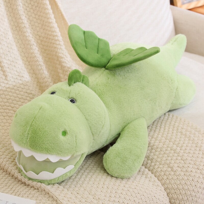 Adorable Soaring Fluffy Dragon Plush Toy