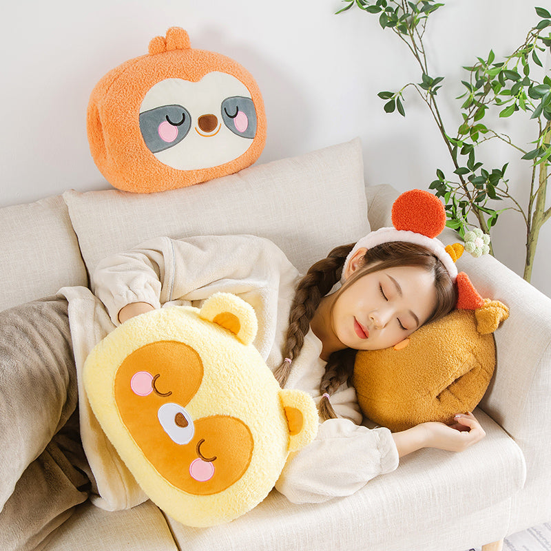 Snuggle Up with Our Fuzzy Forest Buddy Handwarmer Plushie Collection | Exclusive Limited Stock