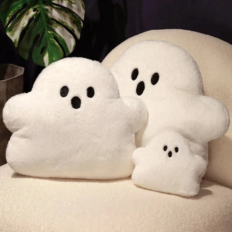 Dreamy Ghost White Cloud Plush Pillow for Ultimate Comfort