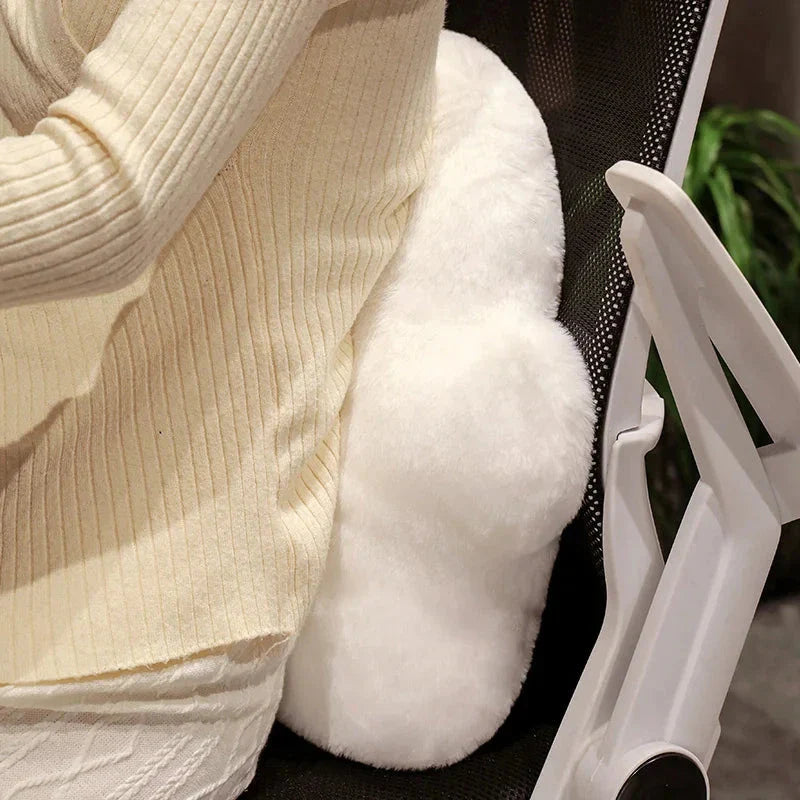 Dreamy Ghost White Cloud Plush Pillow for Ultimate Comfort