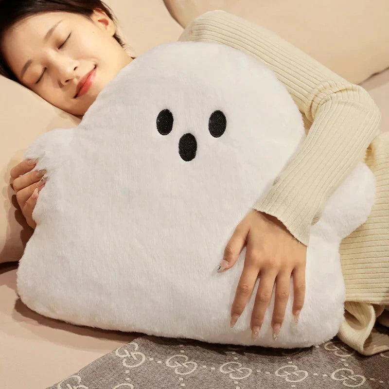 Dreamy Ghost White Cloud Plush Pillow for Ultimate Comfort