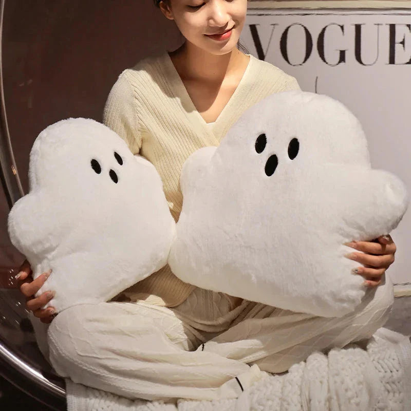 Dreamy Ghost White Cloud Plush Pillow for Ultimate Comfort