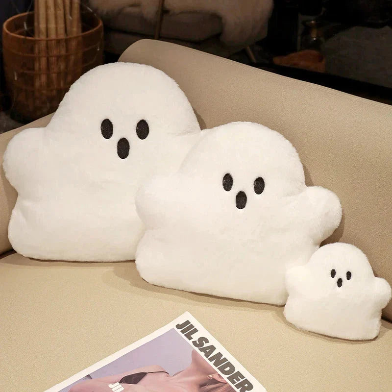 Dreamy Ghost White Cloud Plush Pillow for Ultimate Comfort