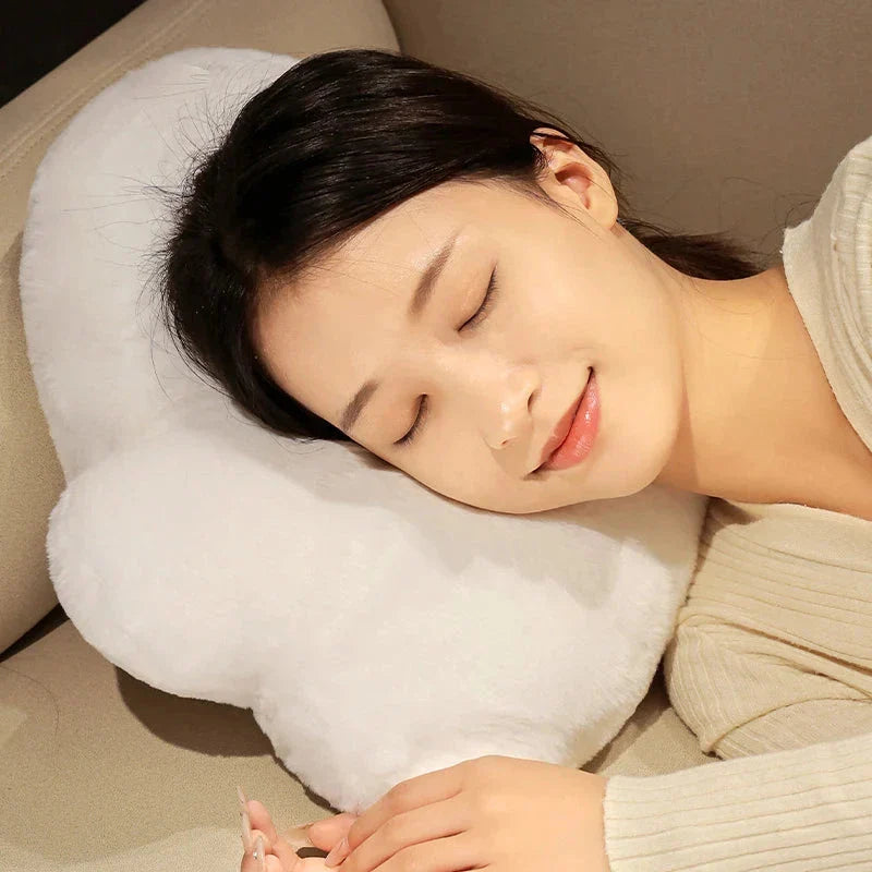 Dreamy Ghost White Cloud Plush Pillow for Ultimate Comfort